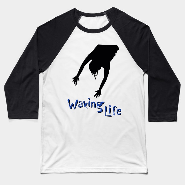 Waking Life Movie Baseball T-Shirt by KrateMilk